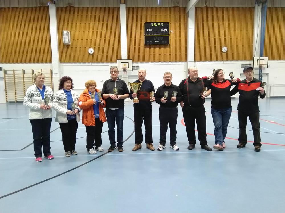 Boccia Lumi Linna turnaus mitalistit 2019. L nsi Pohjan AVH